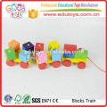 Красочные Numbers Blocks Train Toy, Math Learning Blocks Train for kids, Stacking Blocks Поезд для оптовой продажи